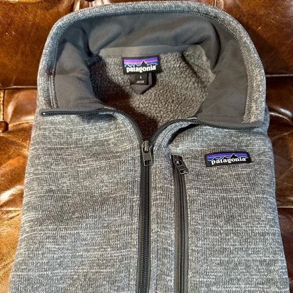 Patagonia Men's Better Sweater® 1/4 Zip Fleece Grey Men’s L - Picture 3 of 7